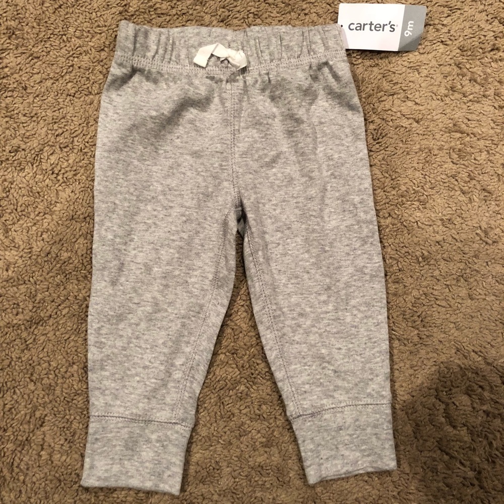 Carters Grey 9M pants NWT